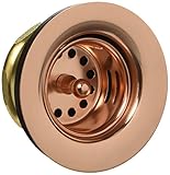 Jaclo 2801-PCU Junior Duo Sink Strainer, Polished Copper, Polished Copper [並行輸入品]