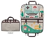 おでかけポケット　ブラウン水玉