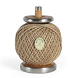 Nutscene Salvaged Mill Bobbin Twine Holder with Ball of Twine BOBBS Lilac
