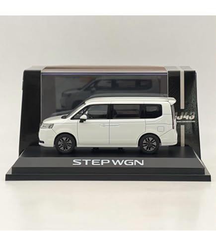 HONDA ステップワゴン e:HEV 1/43 プラチナホワイト ミニカー ホビージャパン 1/43 ホンダ ステップワゴン e:HEV スパーダ