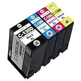 キヤノン用最優良互換インクカートリッジ PGI1300-PG (BK/C/M/Y) ×1 【高級顔料】４色セット (大容量) 残量表示機能付