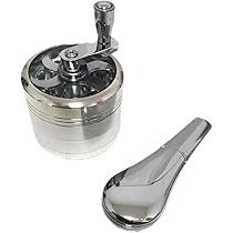 タバコ入れの仕込み Amazon.co.jp: [CFT TIME]金属 手回し タバコ 研ぐ器 4層 刻み