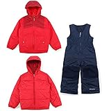 Columbia コロンビア ダブルフレークセット XS マウンテンレッド/ビート