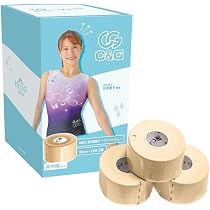 Amazon.co.jp: AIKO 非伸縮テープ ベージュ 38mm × 12m 3巻 C&G