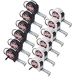 プロマート(PROMART) ストップタイプメジャー マグネットフック テープ幅25mm×長さ5.5m MKM2555 12個組