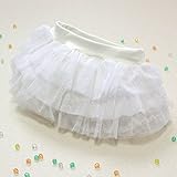 えくぼちゃん(ekubochan) チュールフリル付チュチュキュロット（ピンドット） (95cm)