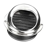 Fenteer 丸型　換気口　熱伝達　換気システム　ガラリ　通気口　ステンレス　丸型エアーベントグリル　全5サイズ　 - #1