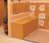 Schluterシステム: Kerdiボードシャワーベンチ(長方形11.5 " x38 " x20 " )