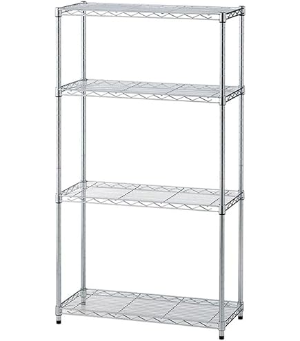 ドウシシャ 棚 メタルルミナスラック 5段 幅120×奥行46×高さ180cm メタルルミナスのスチールラック 幅120 奥行46 高さ178 5段