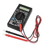 uxcell デジタルマルチメータ AC DC電圧計 アンプ/オーム/ボルトテスター DT838 LCDディスプレイ