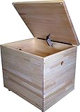 日本国内生産 大容量BOX～高さ52cm～「ラジアータパインコッフェルベンチ（中）」《手づくり木のおもちゃＨＵＧ ＨＵＧ(はぐはぐ）》