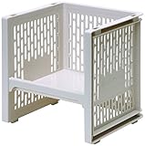 サンコープラスチック 積重ね収納 eラックSS 幅24×奥22×高24.8cm ベージュ