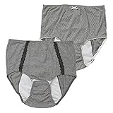 西松屋 EDM 2枚組産褥ショーツ（ドット・無地レース）【M-L・L-LL】 マタニティ M-L グレー