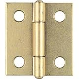 National Mfg.N146068Tight-Pin Light Narrow Hinge-1-1/2" BRS PIN HINGE (並行輸入品)