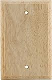 GE 40061空白壁プレート、Unfinished Wood