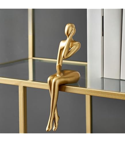 Amazon.co.jp: 7.13インチのヌード女性像、髪に手を付けた、ブロンズ