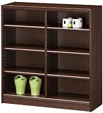 SHIRAI スロフィー オープンラック SLF-9090 DK (幅85.3×奥行29.5×高さ89.6cm) ダークブラウン サイズとカラーが選べるオープンラック