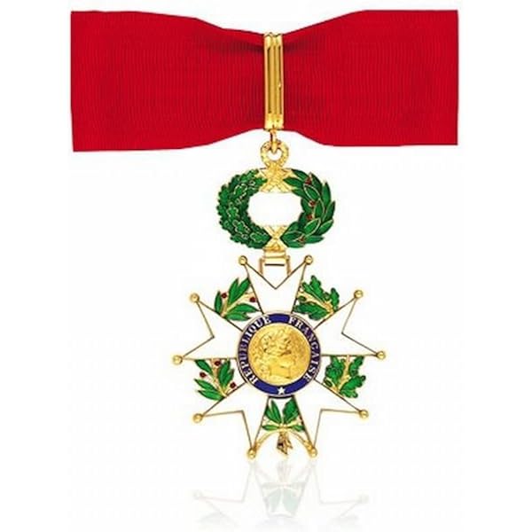 Amazon | レジオンドヌール 勲章 シュバリエ 銀製 本物 フランス