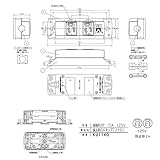 アメリカン電機 抜止形OAタップ2口コード無 KU1140
