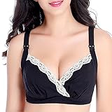 YOURUO マタニティブラ ハーフトップ ブラジャー 授乳しやすい ストラップオープンタイプ 授乳用ブラジャー ノンワイヤー