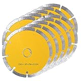 【10枚セット】ダイヤモンドカッター 125mm セグメント 乾式 コンクリート ブロック タイル レンガ 切断用 刃 ダイヤモンド カッター 替刃 替え刃 DC125