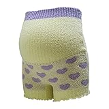 ローズマダム(Rosemadame) 腹巻 ぽかぽかパンツ ウエストマークハート柄 116-2854-01 (M-L, イエロー)