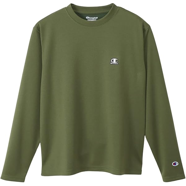 Amazon | [チャンピオン] ロングTシャツ 長袖 丸首 綿100