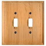 AmerTac 4025TT Traditional Light Oak Wood Wall plate [並行輸入品]