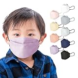 [サンパーシー] 子供用立体マスク 不織布 20枚 小さめ 平ゴム キッズ (ラベンダー)