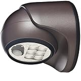 LIGHT IT by Fulcrum 20031-107 6 LED Wireless Motion-Sensor Weatherproof Porch Light, Bronze [並行輸入品]