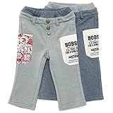 【アウトレット】 Bobson ロングパンツ(80～130cm) キムラタンの子供服 ネイビーブルー 95 ( 77185x77685-144 )