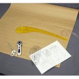 製図用紙 薄手 クラフト紙方眼（950mm×10m）茶