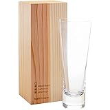 Wired Beans(ワイヤードビーンズ) 生涯を添い遂げるグラス ビア トランスペアレント(クリア) 430ml ビールグラス ビアグラス 国産杉箱入り