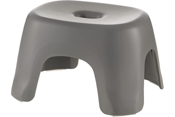 リッチェル(Richell) ハユール 腰かけ TL グレー 31.5×25×19cm 風呂 椅子 国産 抗菌 ポリプロピレン 110162 | バスチェア お風呂 浴室 シャワー 通気性 床置き 幅広 日本製 高め 掛ける 乾きやすい
