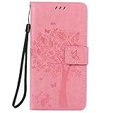 OMATENTI Sony Xperia Z3 ケース, 100％手作り 高級PUレザー ケース 手帳型 保護ケース カード収納ホルダー付き 横置きスタンド機能付き マグネット式 Sony Xperi