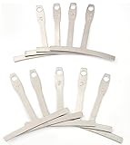 [カロカック] ラジアスゲージ アールゲージ 弦高ゲージ エレキ ギター ベース サドル 弦高 測定 調整 セットアップ 工具 ギタリスト ベーシスト メンテ メンテナンス 弦高調整 (9枚セット)