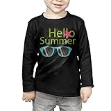 ハローサマー 子供服 春秋 長袖 Tシャツ トレーナー 丸い襟 キッズ 男の子 女の子 ベビー おしゃれ カジュアル ファッション 可愛い