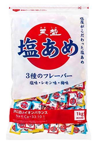 天塩 塩あめ 3種のフレーバー(塩味・レモン味・梅味) 1000g 天塩 塩あめ 3種のフレーバー(塩味・レモン味・梅味) 1000g