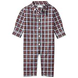 Ralph Lauren(ラルフローレン) 総裏地チェックBDシャツカバーオール 6M(3-6ヶ月) [並行輸入品]