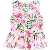 OSHKOSH(オシュコシュ) フローラルプリントペプラムトップ プリント トップス半袖Tシャツ 24ヶ月【並行輸入】