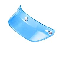 Amazon.co.jp: ヘルメットバイザー クリアブルー バイク