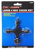 4-Way Chuck Key Large for Drill Presses 3/8", 1/2", 3/4", 1" [並行輸入品]