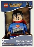The Lego DC Super Heroes Superman 9 " Toy FigureデジタルアラームクロックLCD表示/ Item # g839gj uy-w8ehf3120419