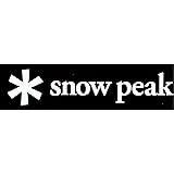 スノーピークステッカー 転写シール snowpeakステッカー (ホワイト)