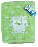Playgro Baby 24 x 44 Cotton Owl & Stars Super Towel (Green) by playgro