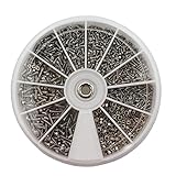raogoodcx ® 1000pcsスクリュー&ナット詰め合わせキット修復ツールfor眼鏡Sunglass眼鏡セル電話Watch
