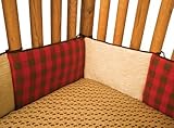Trend Lab Northwoods Crib Bumpers, Red/Tan by Trend Lab [並行輸入品]