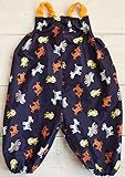 【marle pawda】子ども用 プレイウェア(お砂場着) 収納袋付き 全10柄 キューティーアニマル 90㎝