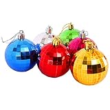 Wunes(TM)?6CM 6個/ロットカラフルなクリスマスおもちゃ球クリスマスツリーボールキッドの面白いおもちゃ