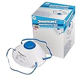 Respirator Moulded Valved Ffp2 Nr Display Box 10pk Dust Mask Ffp2 Nr Silverline